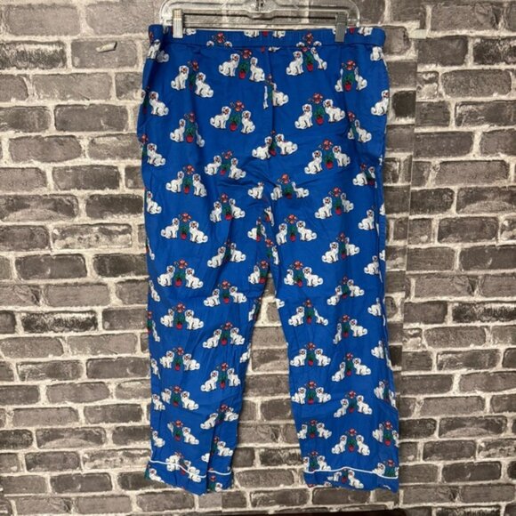 Printfresh matching spaniels pants sleep set blue white pajama set - Picture 15 of 15